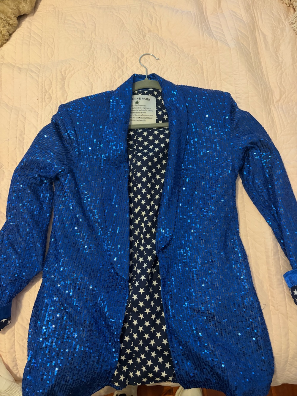 Cat & Jack Royal Blue Sequin Cardigan